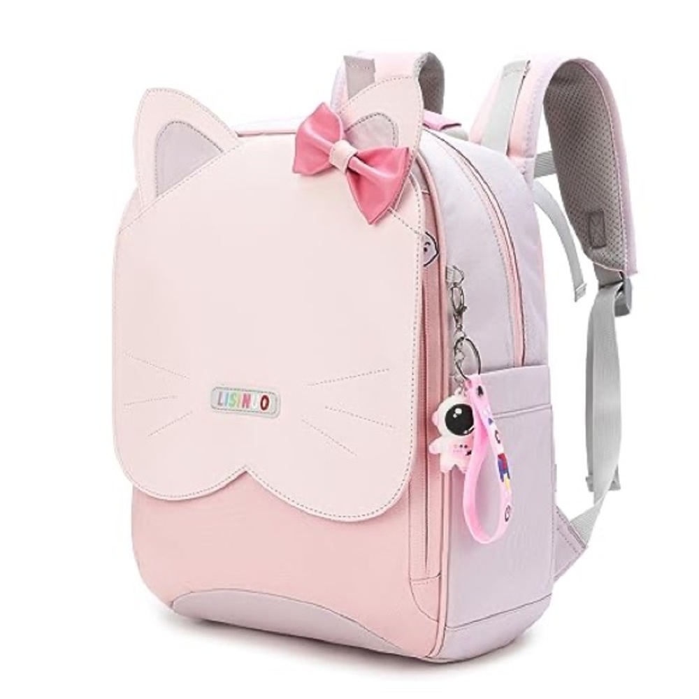 Pink Cat Ear Kids Backpack